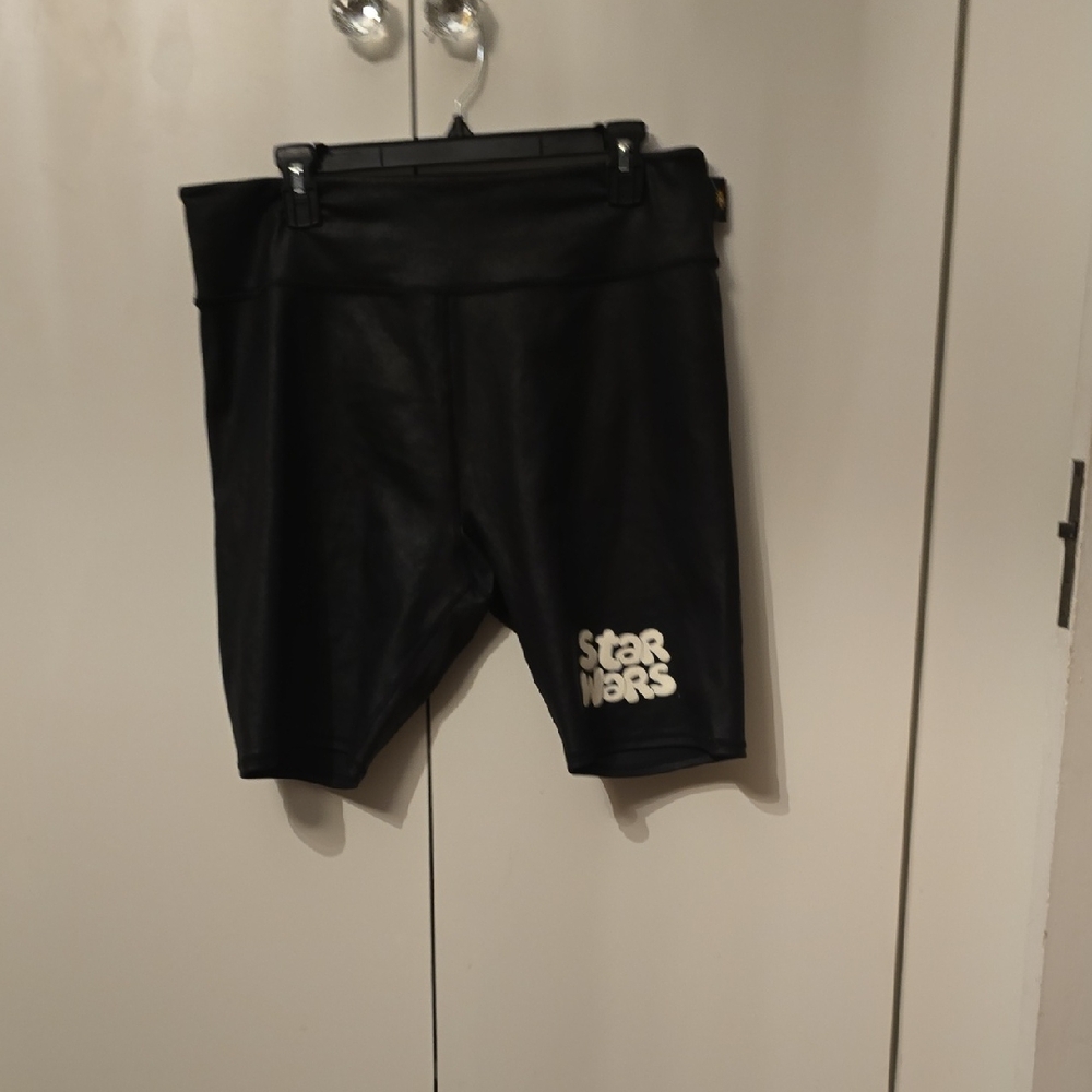 Star Wars Black Shorts with White Logo